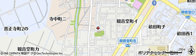 石川県金沢市観音堂町ロ185周辺の地図