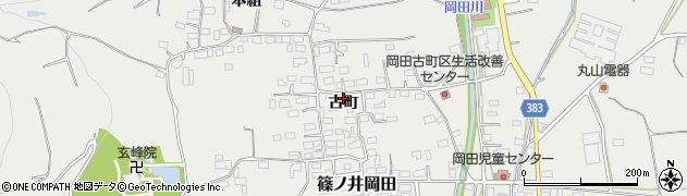 長野県長野市篠ノ井岡田1792周辺の地図