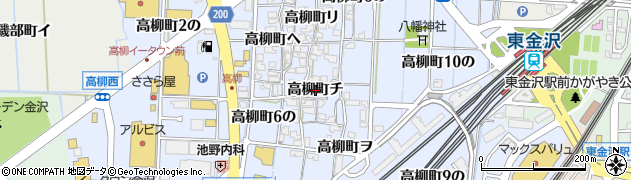 石川県金沢市高柳町（チ）周辺の地図