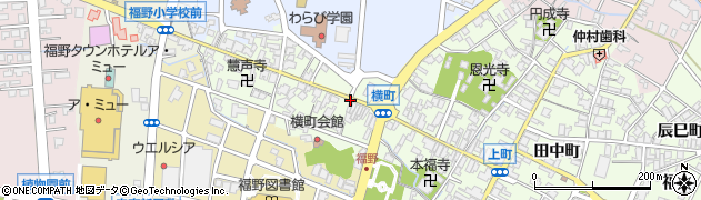 富山県南砺市福野（横町）周辺の地図