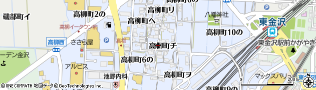 石川県金沢市高柳町チ163周辺の地図