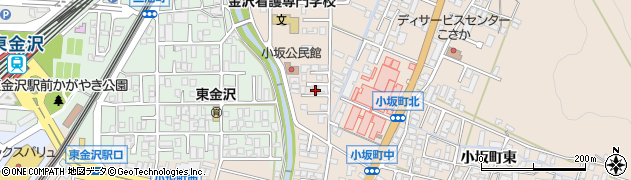 石川県金沢市小坂町北7周辺の地図