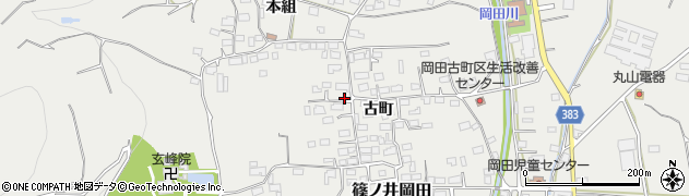 長野県長野市篠ノ井岡田1710周辺の地図