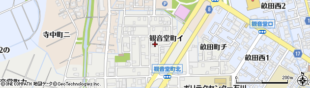 石川県金沢市観音堂町ロ260周辺の地図