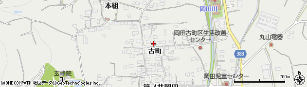 長野県長野市篠ノ井岡田1787周辺の地図