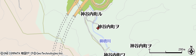 石川県金沢市神谷内町（ヲ）周辺の地図