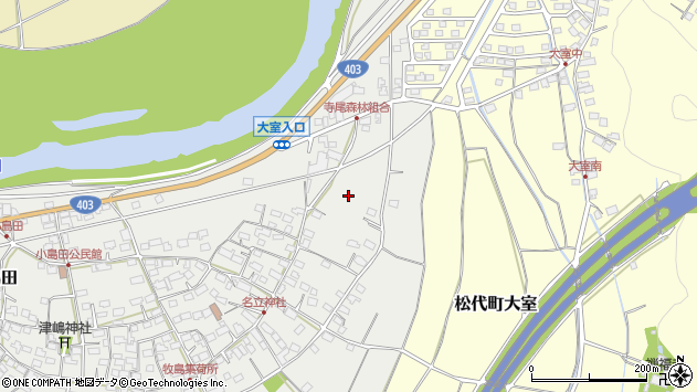 〒381-1212 長野県長野市松代町牧島の地図