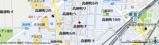 石川県金沢市高柳町チ161周辺の地図