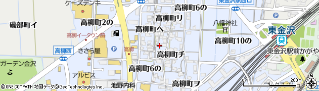 石川県金沢市高柳町チ170周辺の地図