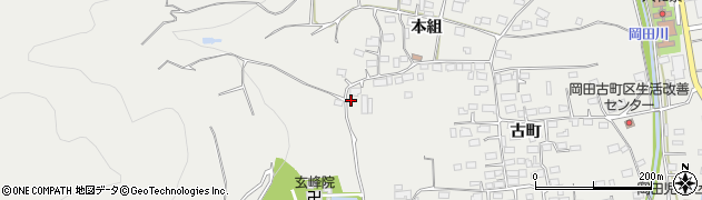長野県長野市篠ノ井岡田1423周辺の地図