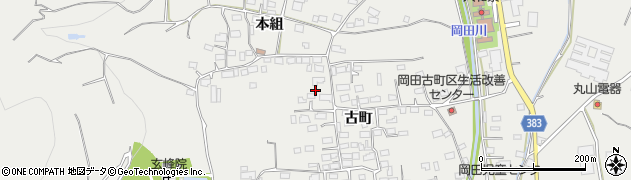 長野県長野市篠ノ井岡田1716周辺の地図