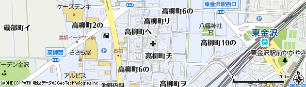 石川県金沢市高柳町チ174周辺の地図