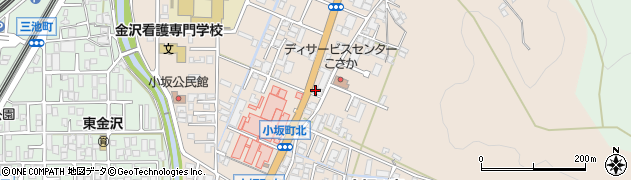 石川県金沢市小坂町北213周辺の地図
