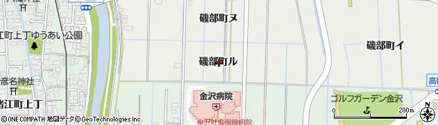 石川県金沢市磯部町ル周辺の地図