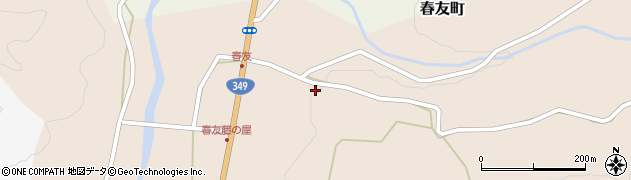 茨城県常陸太田市春友町629周辺の地図