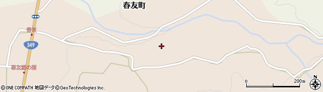 茨城県常陸太田市春友町672周辺の地図