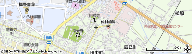 富山県南砺市福野浦町周辺の地図