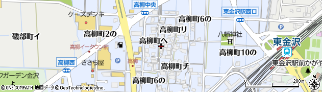 石川県金沢市高柳町チ179周辺の地図