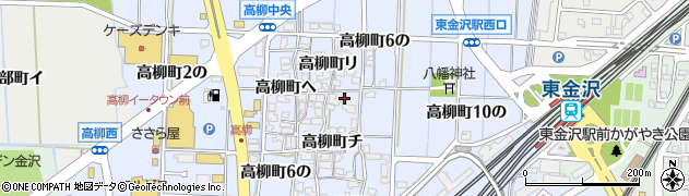 石川県金沢市高柳町チ155周辺の地図