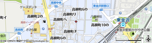 石川県金沢市高柳町チ154周辺の地図