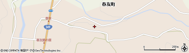 茨城県常陸太田市春友町642周辺の地図