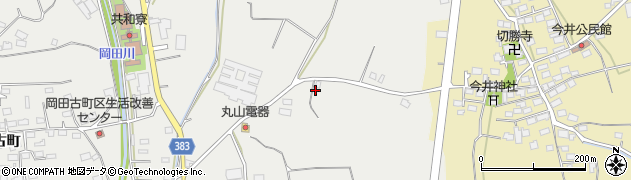 長野県長野市篠ノ井岡田837周辺の地図