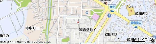 石川県金沢市観音堂町ロ227周辺の地図
