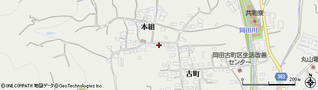 長野県長野市篠ノ井岡田1380周辺の地図