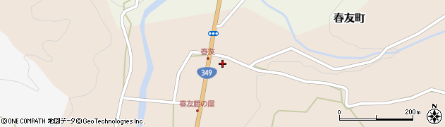 茨城県常陸太田市春友町439周辺の地図