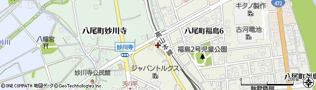 富山県富山市八尾町福島60周辺の地図