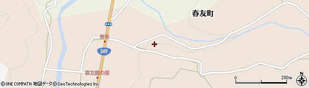 茨城県常陸太田市春友町633周辺の地図