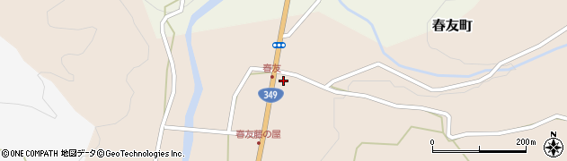 茨城県常陸太田市春友町438周辺の地図