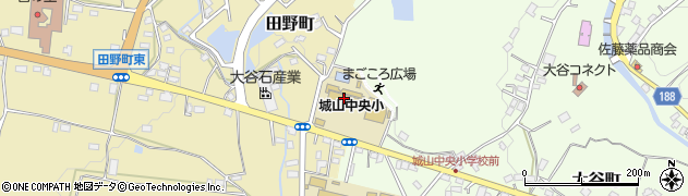 宇都宮市立城山中央小学校周辺の地図