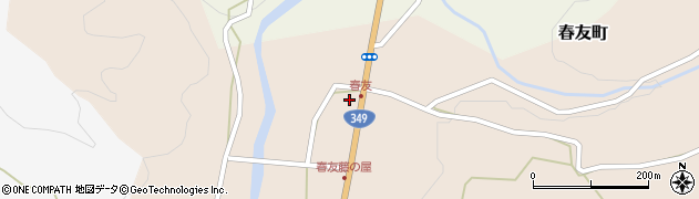 茨城県常陸太田市春友町485周辺の地図