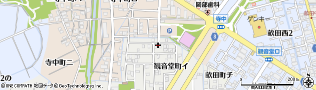 石川県金沢市観音堂町ロ257周辺の地図