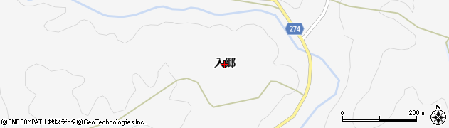 栃木県茂木町（芳賀郡）入郷周辺の地図