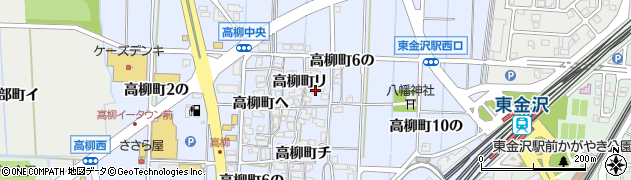 石川県金沢市高柳町周辺の地図