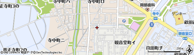 石川県金沢市観音堂町ロ196周辺の地図