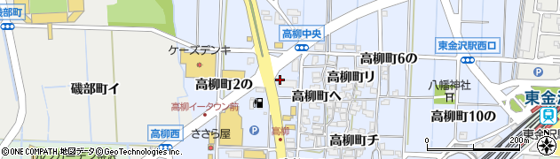 もみつぼ５　金沢高柳店周辺の地図