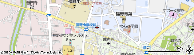 木谷綜合学園　福野小学校前教室周辺の地図