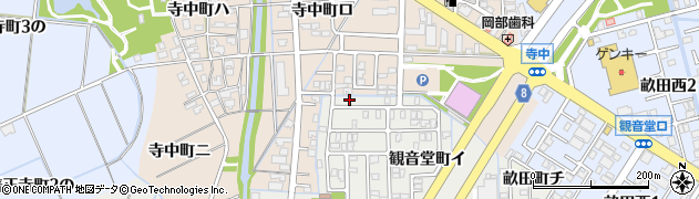 石川県金沢市観音堂町ロ200周辺の地図