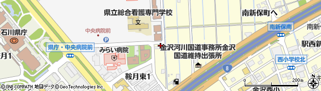 石川県金沢市南新保町（ル）周辺の地図