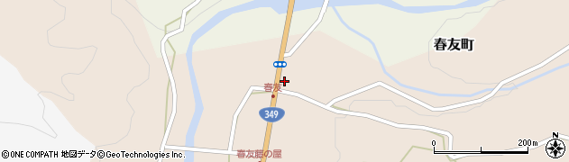 茨城県常陸太田市春友町427周辺の地図