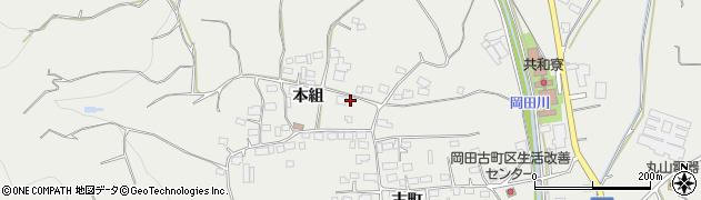 長野県長野市篠ノ井岡田1371周辺の地図