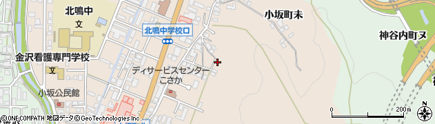 石川県金沢市小坂町マ周辺の地図