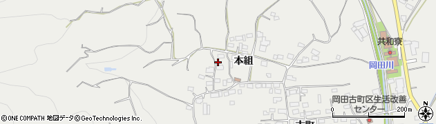 長野県長野市篠ノ井岡田1403周辺の地図