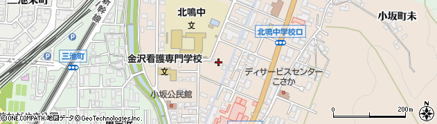 石川県金沢市小坂町北128周辺の地図