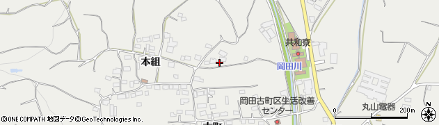長野県長野市篠ノ井岡田1351周辺の地図
