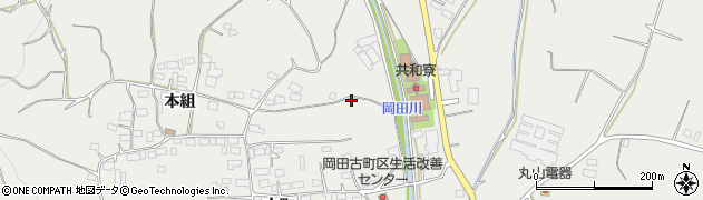 長野県長野市篠ノ井岡田1740周辺の地図