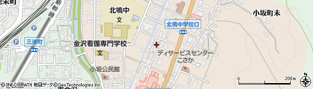 石川県金沢市小坂町北150周辺の地図